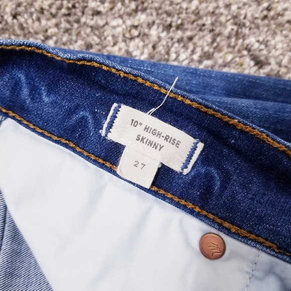 MADEWELL 10" HIGH RISE SKINNY JEANS - Picture 8 of 15